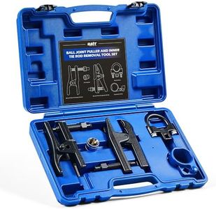 Orion Motor Tech Inner Tie Rod End Tool & Ball Joint Separator Set, 2-in-1 Tie Rod Removal Tool & Ball Joint Spread Tool Set, Ball Joint Removing Tool with 1/2" Drive Socket 3/8" Drive Tie Rod Clamp