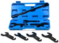 SMOTIVEPRO Pneumatic Fan Clutch Wrench Set, 8Pcs, 7/8"-2"