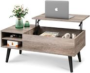 WLIVE Lift Top Coffee Table with St