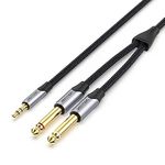 VENTION Audio Guitar Mixer Amplifier Speaker Cable (3.5mm to 2X 6.5mm, 5 Meter)