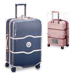 Premium Suitcase Cover | TSA Approved Luggage Protector With Handle Openings on L&R | Size 20in | Clear Cover