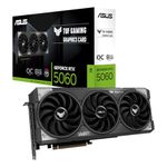 ASUS TUF Gaming GeForce RTX ™ 5060 8GB GDDR7 OC Edition Gaming Graphics Card (PCIe® 5.0, HDMI®/DP 2.1, 3.1-Slot, Military-Grade Components, Protective PCB Coating, axial-tech Fans)