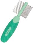 Coastal Pet Li'l Pals Double-Sided Dog Comb - Tick & Flea Comb - Dog Grooming Brush for Small Breeds & Puppies - One Size