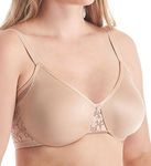 Le Mystere Women's Smooth Profile Minimizer Bra, Bust Minimizing and Flattering with Side Smoothing Back Wings, Natural, 38F