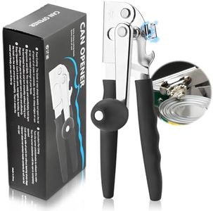 Roryimke Commercial Can Opener Manual Heavy Duty Stainless Steel Handheld Smooth Edge Can Opener for Seniors for Kitchen