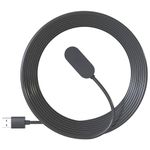 Arlo Indoor Magnetic Charging Cable - Arlo Certified Accessory - 8 ft, Works with Arlo Pro 5S 2K, Pro 4, Pro 3, Pro 4 XL, Ultra 2, Ultra, Ultra 2 XL, Go 2 and Floodlight Cameras, Black - VMA5001C