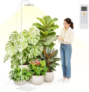 SANSI 100W Tall Standing Grow Light, LED Floor Grow Lamp for Indoor Plants