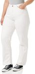 Lee Women's Wide Leg Long Jeans, Wh