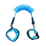 SYGA 1.5 Meter Anti Lost Safety Wrist Bracelet for Baby Child,with Extra Long Harness Strap Walking Hand Belt(Blue)