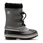 Sorel unisex-child Yoot Pac Tp Boot Waterproof, Quarry/Black, 1 Big Kid