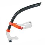 Zoggs Centre Line Snorkel, Color - Black/Orange