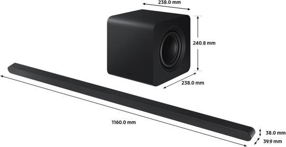 Samsung S800D Ultra Slim Soundbar – Wireless Bluetooth Audio