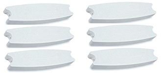 New JSP Manufacturing fits Hydrotools 87901 Swimming Pool Molded Plastic Replacement Ladder Rung Step (6) White