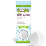 Boogie Kids Bath Bombs by The Makers of Boogie Wipes, Boogie Fizzies, Calming Bath Bombs, Naturally Derived, Made with Aloe and Calming Vapors, Eucalyptus, 2.8 oz, 3 Bath Bombs (Pack of 1)