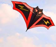 Jagmag® Flying Kite Cartoon Bat, Fly The Best Kite for Everyone - Girls, Boys, (Red)