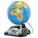 LeapFrog VTech Multimedia World Globe, The Only with HD Screen, 600 Original BBC Videos, Toy Kids 5+ Years Old, ESP Version