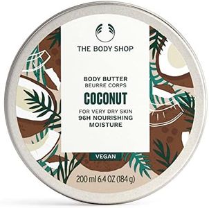 The Body Shop Coconut Body Butter – Nourishing & Moisturizing Skincare for Very Dry Skin – Vegan – 6.4 Oz