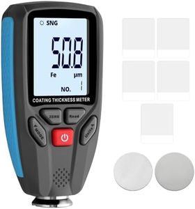 ALLmeter Automotive Paint Depth Gauge,Digital Coating Thickness Tester for Iron Aluminum,Dual Technology,Non-Destructive for Car,Boat,Metal Foil,Furniture Accurate Fe/NF Measurement with Large Display