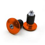 ONIPAX 2pcs Handle Bar End Plugs Grips Cap for 22mm (Black/Red/Orange/Blue/Green/Purple/Pink/Brown)