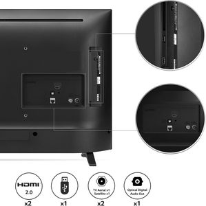 LG 32" HD Smart TV – LED Display, WebOS Streaming