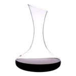 Katie Jayne Wine Decanter 1.5L | Luxury Wine Carafe | Mouth-Blown Glassware | Port Decanter | 21.5cm x 19cm | Flared Neck, Open Bottom Wine Jug | Gift Boxed