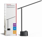 Honeywell Upgraded LED Desk Lamp - H01Pro Sunturalux™ Eye-Caring Table Lamp for Home Office College Dorm, Stepless Dimmable Small Desk Light Foldable Reading Desk Lamp for Studying Working（Black