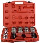 DAYUAN Professional Pull Press Sleeve Kit 28 pcs Remove Bushes Bushing Bearings Seals - Red