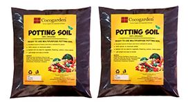 Cocogarden Organic Potting Soil Mix for Plants 9kg - Garden Soil and Fertilizer Mix for Plants Home Garden