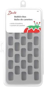 Dritz Bobbin Box-7-inch x 3.75 x 1.25-inch