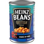 Heinz British Style Beans in Tomato Sauce, 398ml (Pack of 24)