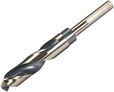 uxcell Reduced Shank Twist Drill Bits 18mm High Speed Steel 4341 with 10mm Shank for Stainless Steel Alloy Metal Plastic Wood