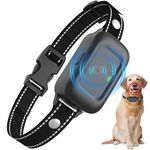Anti Barking Collars, Dog Collar with Ultrasonic&Beep&Vibration Modes,Non-Shock Anti Barking Device for Medium Large Dog,IPX7 Waterproof,Rechargeable Stop Barking Dog Deterrent Device