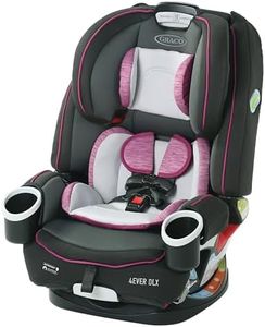 Graco 4Ever DLX 4 in 1 Car Seat Infant to Toddler Car Seat, Pink, Adaptable for 10 Years of Use, Size: 20x21.5x24 Inch