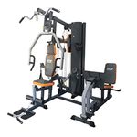 FIT4HOME Multi Gym Fitness Equipment Exercise Machine Strength Training Body Building Heavy Duty Home Gyms Workout Stations 80KG Weight Plates Leg Press Lat Pulldown | TF3003C