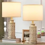 Bedroom Lamps for Nightstand Set of