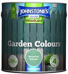 Johnstone’s - Garden Colours - Botanical Retreat - Exterior Wood Paint - Fade Resistant - Suitable for Garden Furniture Outdoors - Fence Paint - Dry in 2 hours - 12m2 Coverage per Litre - 2.5L