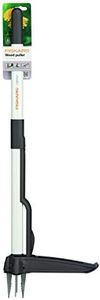 Fiskars Light Weed Puller – 90cm Stainless Steel, Black/White Handle
