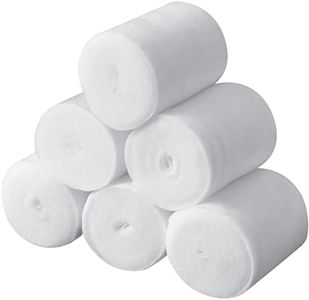 Nuanchu 6 Rolls Cast Padding Soft Individual Pack Padding Use with Plaster Cloth Gauze Bandage for Halloween Wrap Bandage Art Projects, Body Casts, Mask Making, Hobby Craft (2 Inch X 8.8 ft)