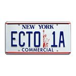 Ghostbusters 2 | ECTO-1A | Metal Stamped License Plate