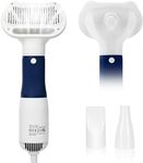 Professional Pet Grooming Dryer 3-in-1 Dog Blow Dryer with Brush, Adjustable Temp, Quiet & Portable