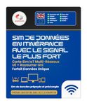 UK and EU Multi-Network Roaming Data Sim - Automatically Connects to the strongest Signal to provide the Best Connection at the Location - (One-off Data Bucket for 12 months from order) (10GB)