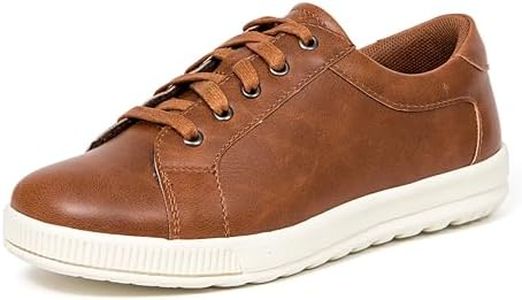 Deer Stags Boys' Kane Dress Fashion Sneaker in Dark Tan / 3 Little Kid