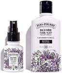 Poo-Pourri Lavender Vanilla 9-Ounce Refill Bottle and 1.4-Ounce Refillable Bottle Lavender Vanilla