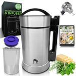 2 in 1 Decarboxylator and Infuser, Magic Butter Maker Machine, Oil Infuser Machine, Butter Churner Electric, Gummy Maker, Perfect Results Everytime, Includes Recipe EBook