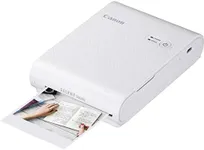 Canon SELPHY QX10 Portable Square Photo Printer for iPhone or Android, White