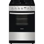 Frigidaire FCFE2425AS 24" Electric Freestanding Range with 4 Burners, Smoothtop Cooktop, Storage Drawer, in Stainless Steel