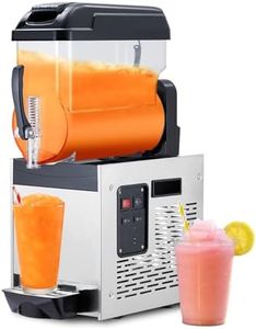 GarveeTech [Brand] 12L/3.2 Gal Commercial Slushy Machine - Self-Cleaning Stainless Steel Frozen Drink Margarita Smoothie Maker Restaurants - Multi-Functional, Large-Capacity, Durable Construction