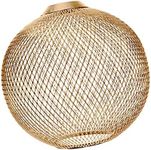 HILABEE Metal Pendant Lamp Shade Cover for Restaurant Kitchen Island Bedroom, Aureate, as described