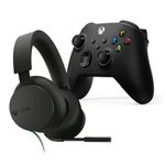 Xbox Wireless Controller – Carbon Black + Xbox Stereo Headset