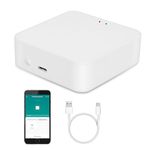 Smart Multi-Mode Gateway: ZigBee 3.0 & Bluetooth & Mesh Hub, App Remote Control, Intelligent Bridge Wireless Smart Home Gateway Voice Control via Alexa/Google Home (ONLY Surport Tuya Smart Devices)